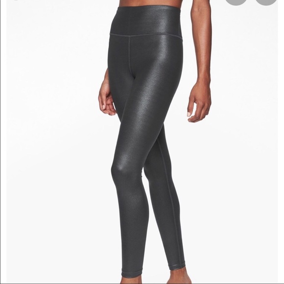 SOLD! Athleta Elation Ultra HighRise Tight Shimmer - Picture 2 of 16